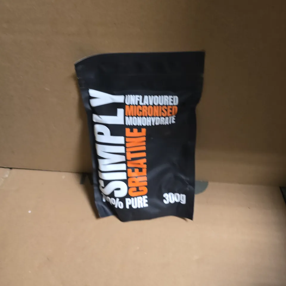 CREATINE MONOHYDRATE POWDER – UNFLAVOURED, 300 G - BEST BEFORE 7/27