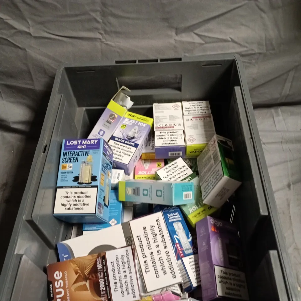 APPROXIMATELY 20 ASSORTED E-CIGARETTE PRODUCTS