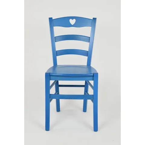 BOXED MOELLER SOLID WOOD LADDER BACK SIDE CHAIR