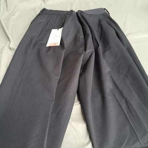 ZARA NAVY SMART TROUSERS- EUR 40