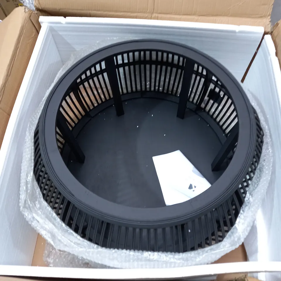 KELLY HOPPEN BAMBOO COFFEE TABLE - BLACK (COLLECTION ONLY)