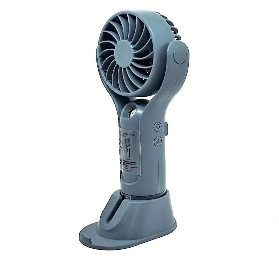 OUTLET SIMPLI RECHARGEABLE HAND HELD FAN WITH MIST