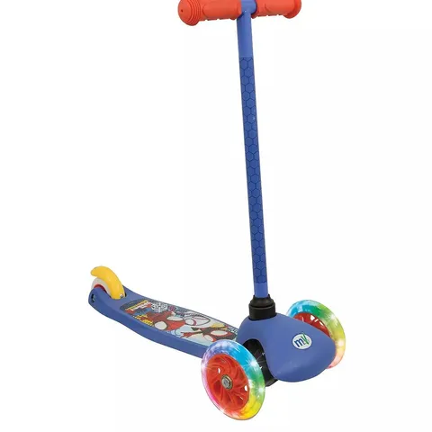 TILT N TURN SCOOTER WITH LIGHT UP WHEELS
