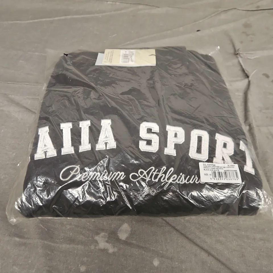 BAGGED KAIIA SPORT  OVERSIZED HOODIE - SIZE 10
