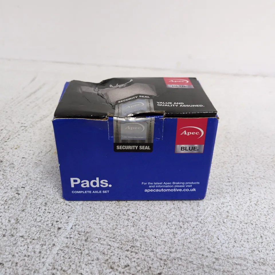 BOXED APEC BLUE PD3005 BRAKE PADS SET
