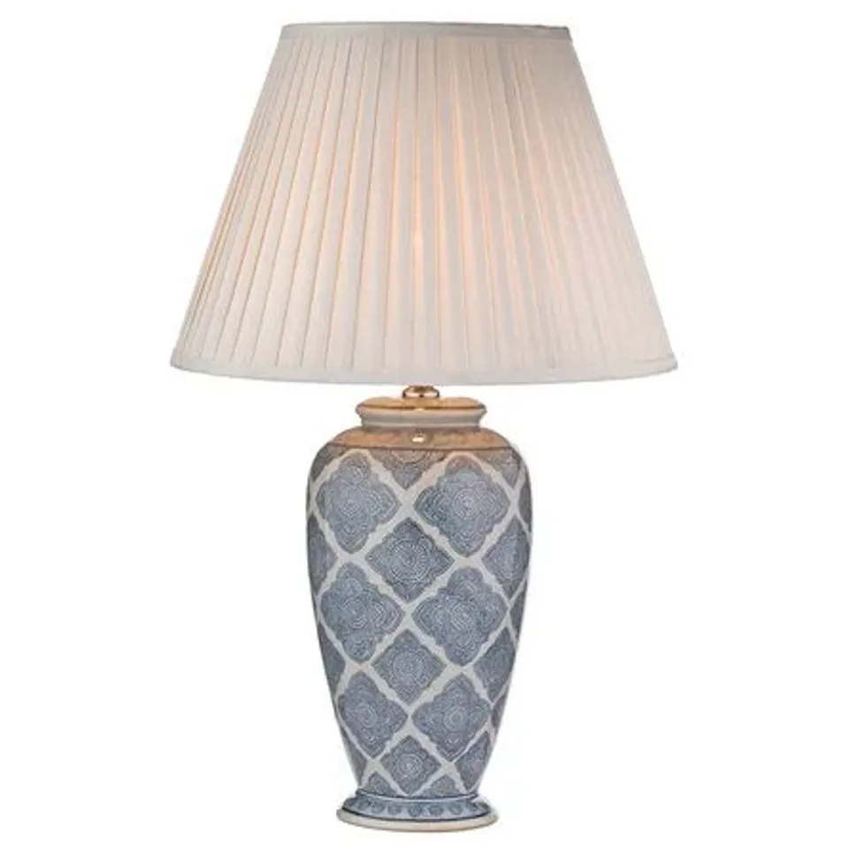 BOXED MAPLEWOOD CERAMIC TABLE LAMP (1 BOX)