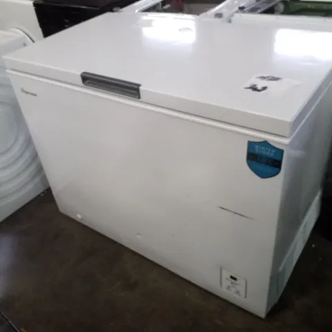 FRIDGEMASTER MCF297E 111CM CHEST FREEZER IN WHITE 297 LITRE 0.85M