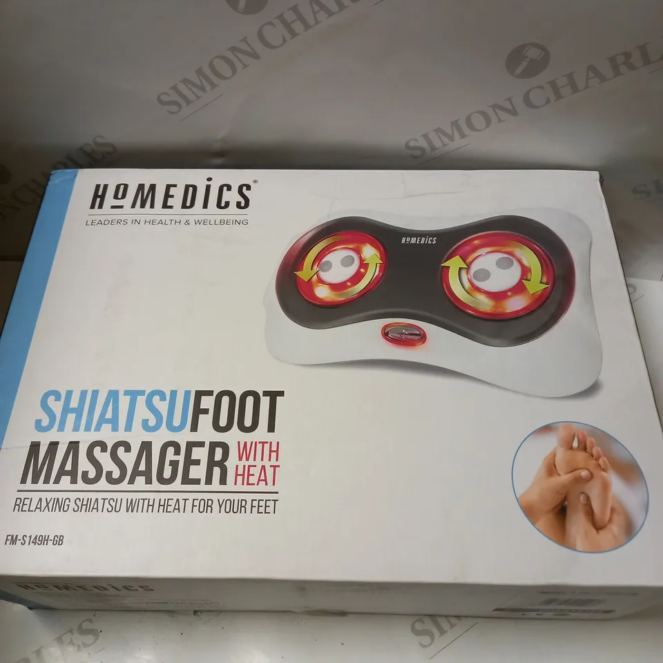 HOMEDICS SHIATSU FOOT MASSAGER WITH HEAT 