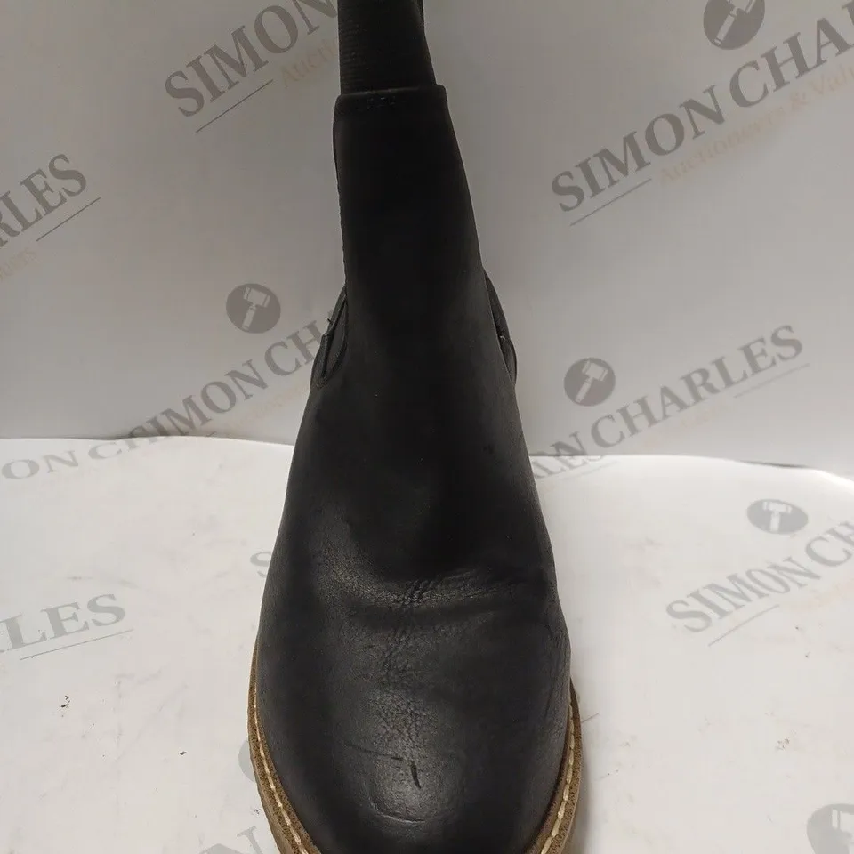 EVANS EXTRA WIDE BROOKE ANKLE BOOTS, BLACK - SIZE 7