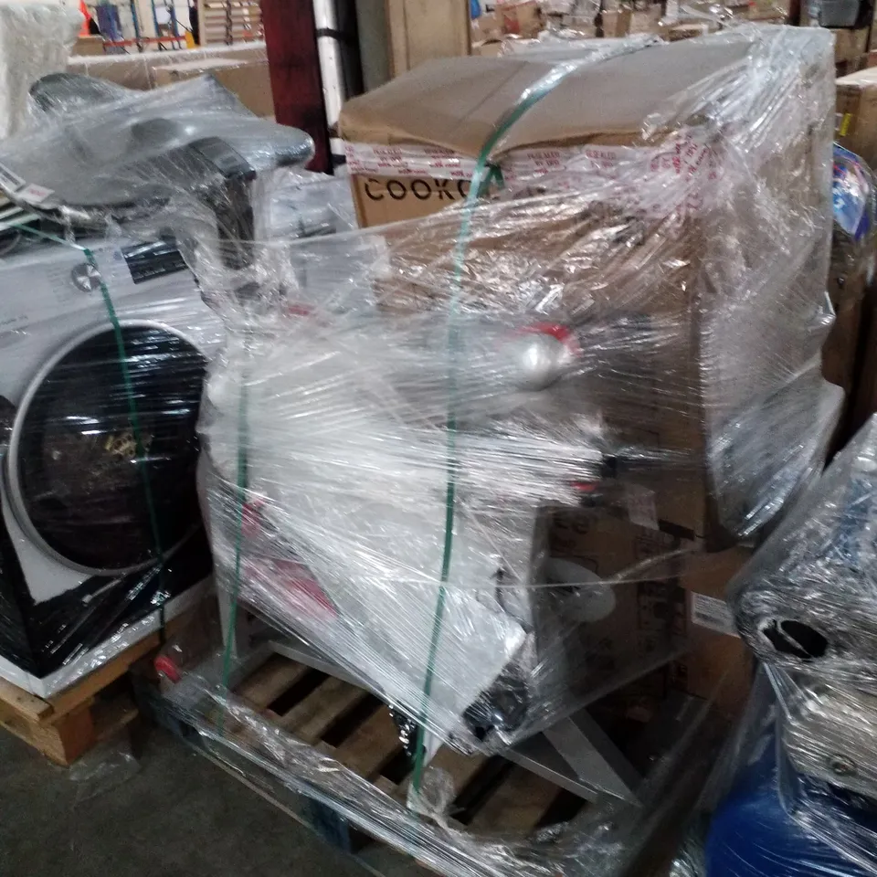 PALLET OF APPROXIMATELY 4 UNPROCESSED RAW RETURN HOUSEHOLD AND ELECTRICAL GOODS TO INCLUDE;