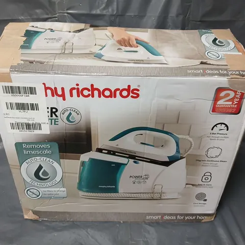 BOXED MORPHY RICHARDS POWERSTEAM ELITE STEAM GENERATOR IRON