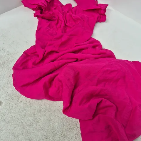 NOBODY'S CHILD LOLA MIDAXI DRESS – PINK, UK 10 (EU 38, US 6)