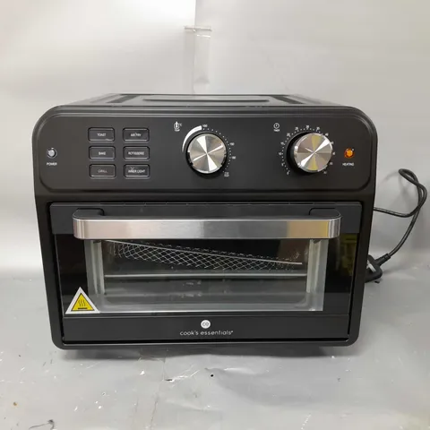 BOXED COOK'S ESSENTIAL 21-LITRE AIRFRYER OVEN IN BLACK