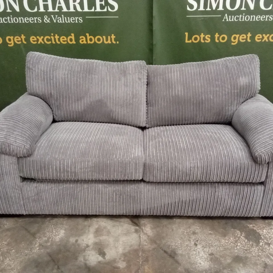 AMALFI STANDARD BACK FABRIC SOFA BED - CHARCOAL RRP £699