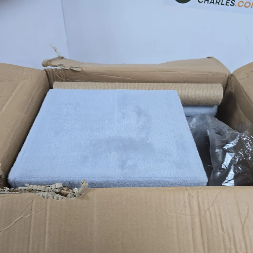 CAT TREE WITH SCRATCHING POSTS – FLAT-PACK, UNASSEMBLED