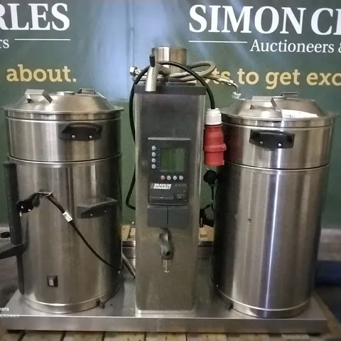 BRAVILOR BONAMAT B20HW-023 BULK COFFEE BREWER WITH 2X20LTR COFFEE URNS