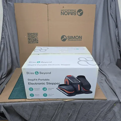 BLISS & BEYOND STEPFIT PORTABLE ELECTRONIC STEPPER – BOXED
