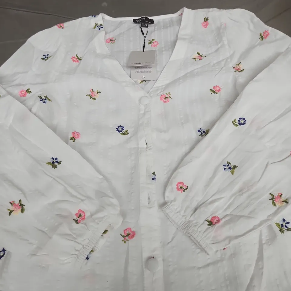 NOBODYS CHILD LS BROOKE BLOUSE - SIZE 12
