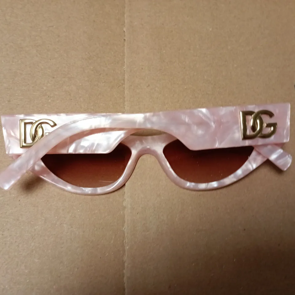 DOLCE & GABBANA SUNGLASSES – PINK MARBLED FRAME 