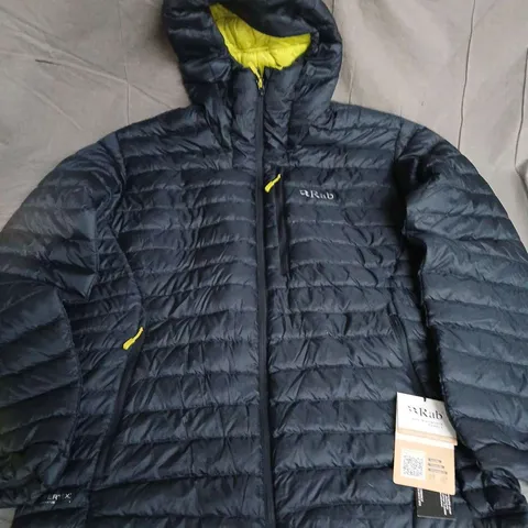 RAB MICROLIGHT ALPINE JACKET IN NAVY - UK XL