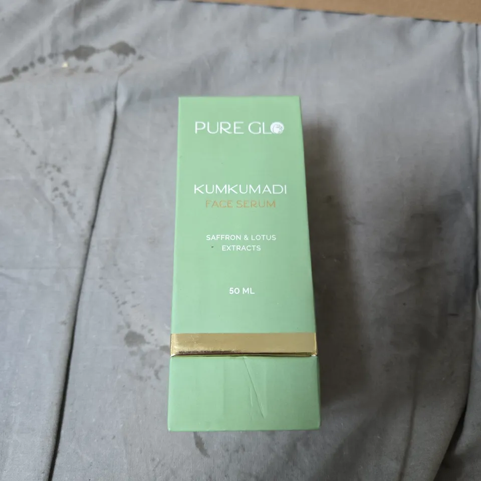PURE GLOW KUMKUMADI FACE SERUM - SAFFRON & LOTUS EXTRACTS, 50 ML