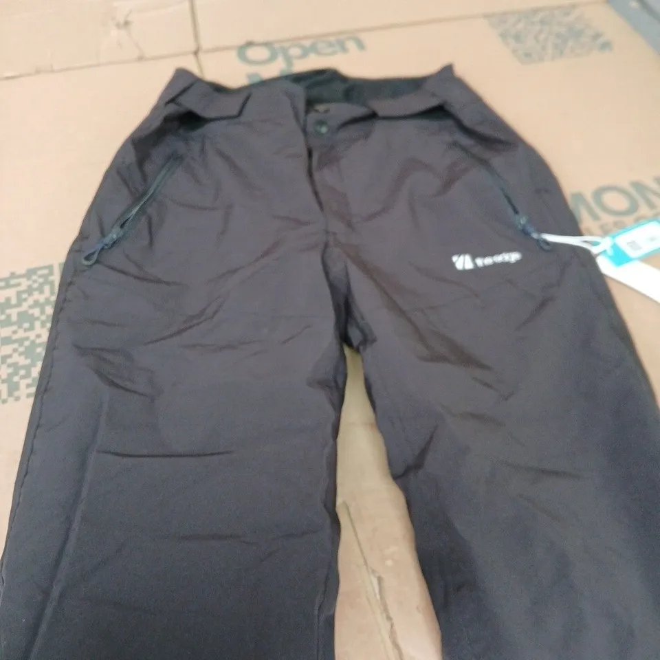 THE EDGE MEN'S BLACK OUTDOOR TROUSERS – UK M