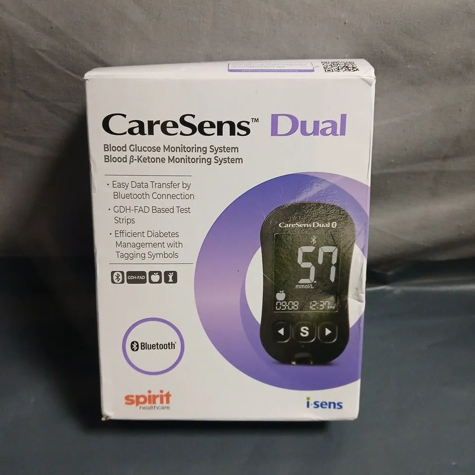 BOXED I-SENS CARESENS DUAL BLOOD GLUCOSE MONITORING SYSTEM