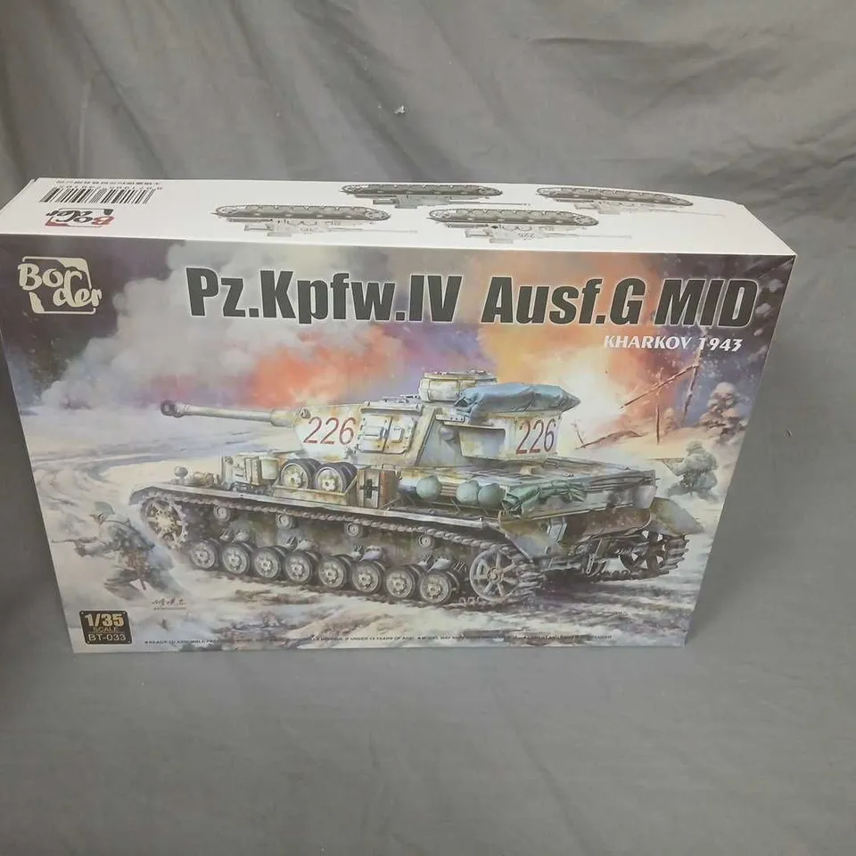PZ.KPFW. IV AUSF.G MID KHARKOV 1943 MODEL KIT – 1/35 SCALE (BT-033)