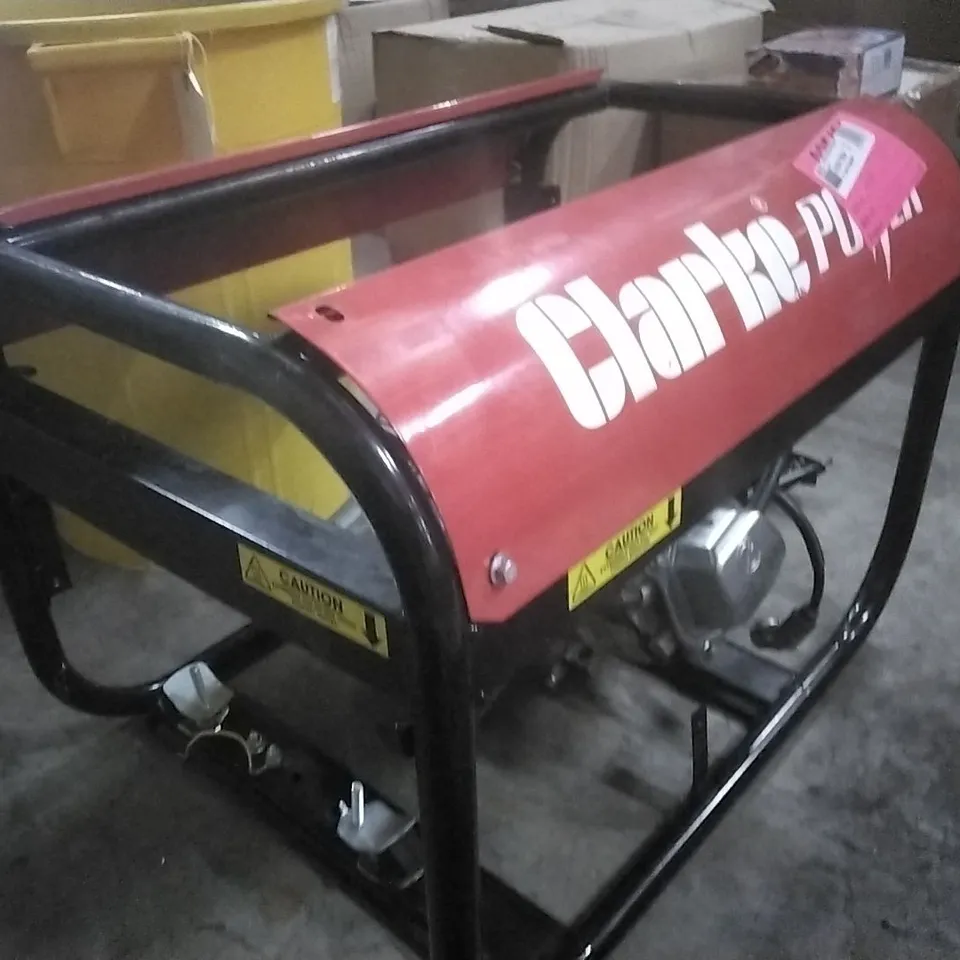 CLARKE PG3800ADV 3KVA DUAL VOLTAGE (230/110V) PETROL GENERATOR