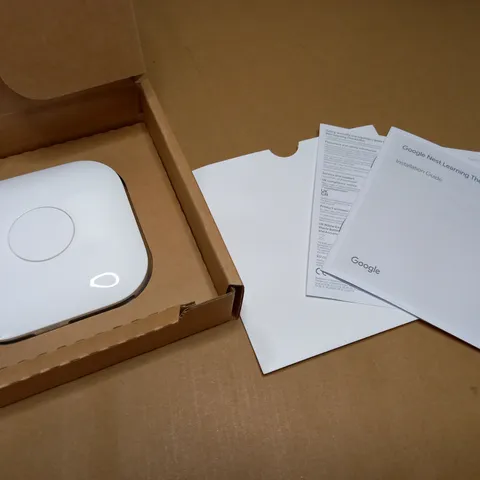 BOXED GOOGLE NEST LEARNING THERMOSTAT