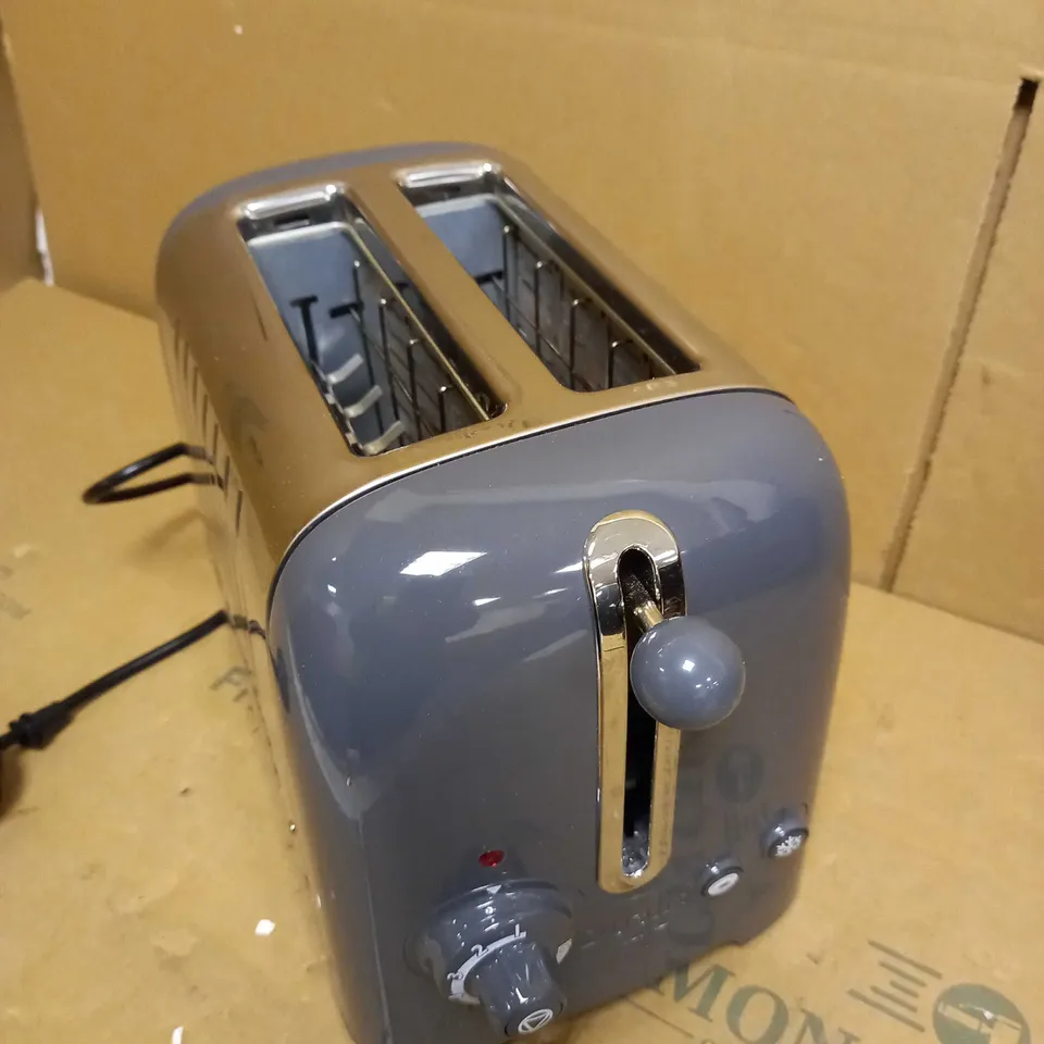 DUALIT 26204 2 SLOT TOASTER, 1100 W, GREY