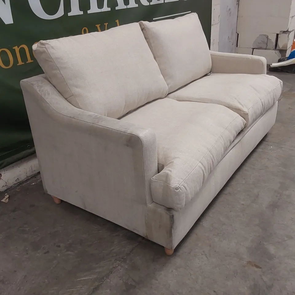 QUALITY DESIGNER 3 SEATER UPHOLSTERED SOFA BED