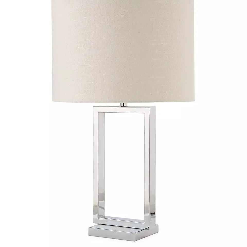 BEVEL CHROME TABLE LAMP