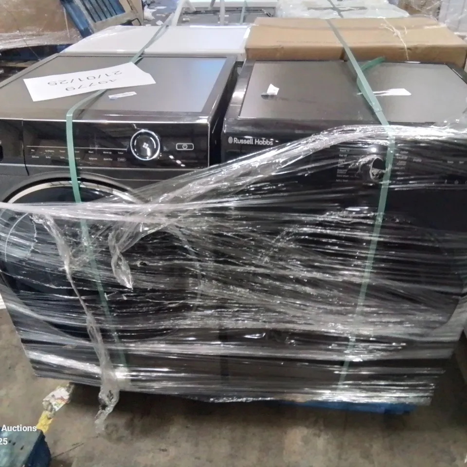 PALLET OF APPROXIMATELY 4 UNPROCESSED RAW RETURN WHITE GOODS TO INCLUDE;