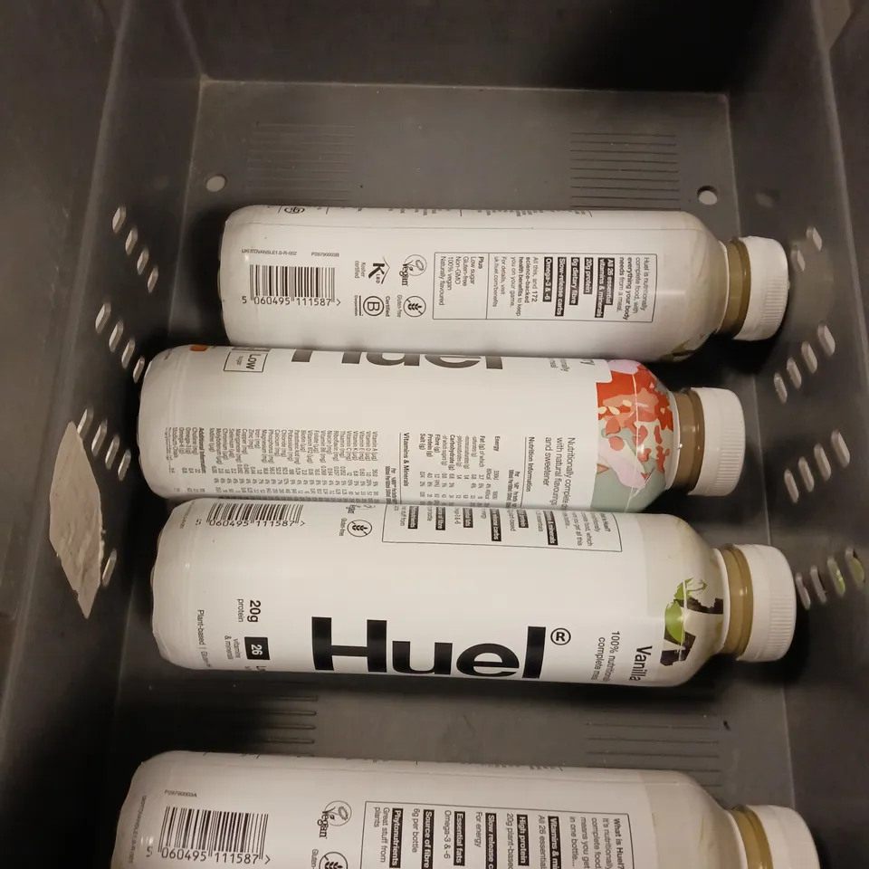 APPROXIMATELY 10 ASSORTED FOOD/DRINK PRODUCTS TO INCLUDE PORTER HILL TEA, HUEL MEAL DRINKS, HOTEL CHOCOLAT CLASSIC CHRISTMAS SELECTION ETC  