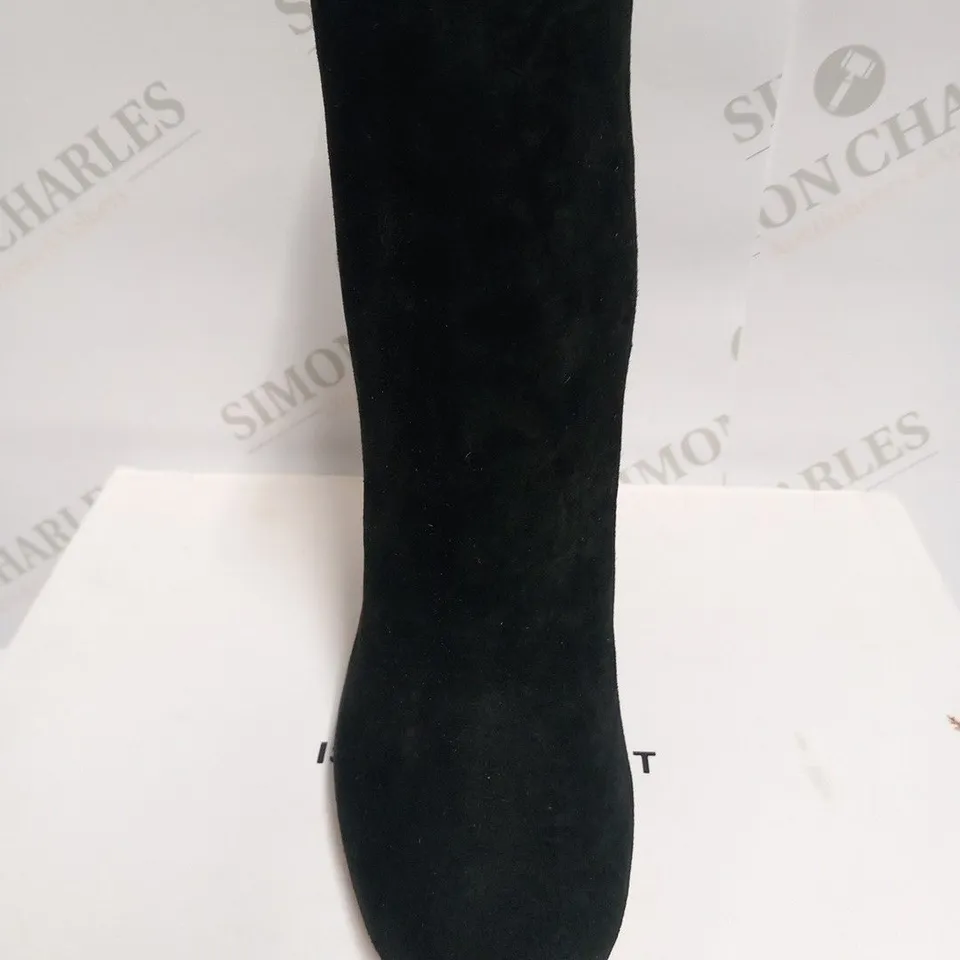 BOXED PAIR OF ISABEL MARANT BOOTSY ALONA LAMB SUEDE LEATHER SIZE 37