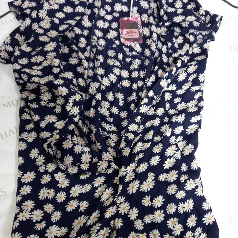 JOE BROWNS FLORAL NAVY JUMPSUIT - SIZE UNSPECIFIED 