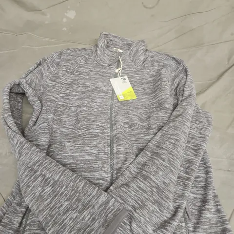 MOUNTAIN WAREHOUSE SNOWDON MELANGE WOMEN'S FULL ZIP FLEECE – CHARCOAL UK 12