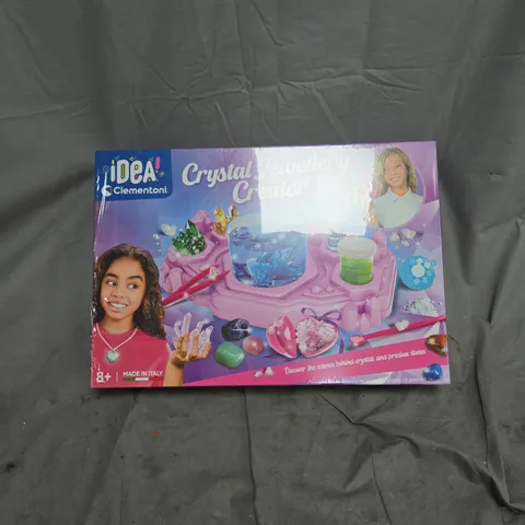 CLEMENTONI IDEA! CRYSTAL JEWELLERY CREATOR CRAFT KIT – AGES 8+