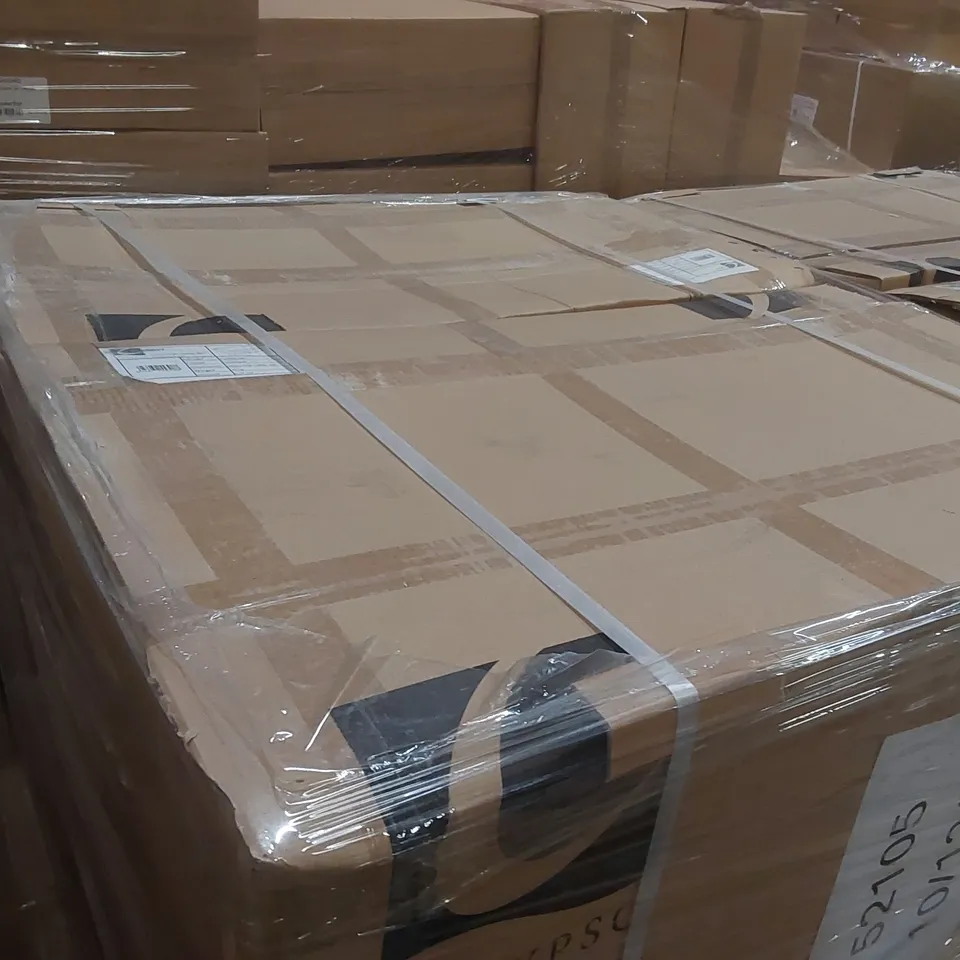 PALLET CONTAINING A LARGE QUANTITY OF BRAND NEW BRAND NEW SAVENA SINGLE DRAWER VANITY BASE UNIT