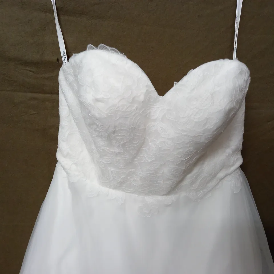 HERAWHITE BRIDAL WHITE WEDDING DRESS - 16