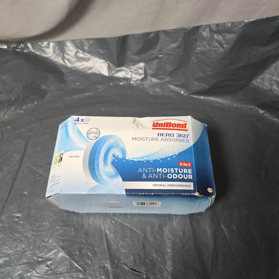 BOX OF APPROXIMATELY 12 ASSORTED HOUSEHOLD ITEMS INCLUDING BLOOME CARPET & ROOM ODOUR ELIMINATOR , UNIBOND MOISTURE ABSORBER AND LED STRIP LIGHT 