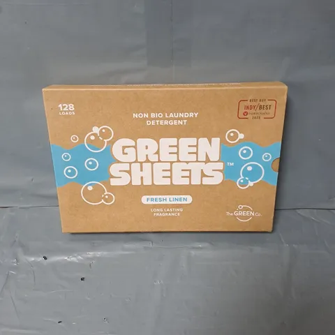 BOXED THE GREEN CO NON BIO LAUNDRY DETERGENT GREEN SHEETS PACK 