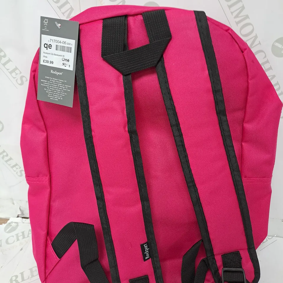 ROCKPORT ZIP BACKPACK IN PINK