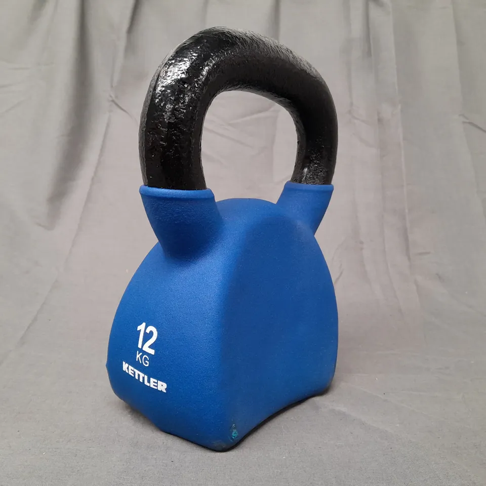 KETTLER 12KG KETTLEBELL IN BLUE
