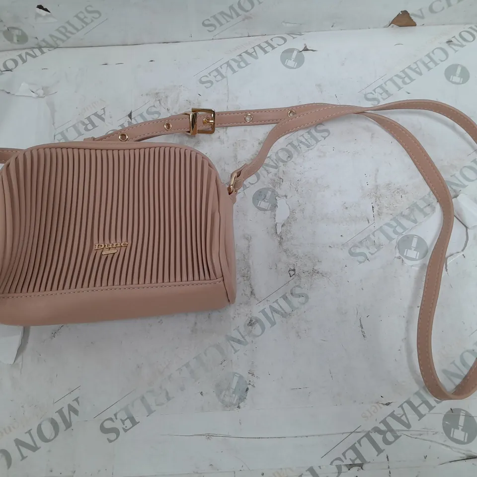 DUNE SOFT PINK/GOLD SHOULDER BAG 