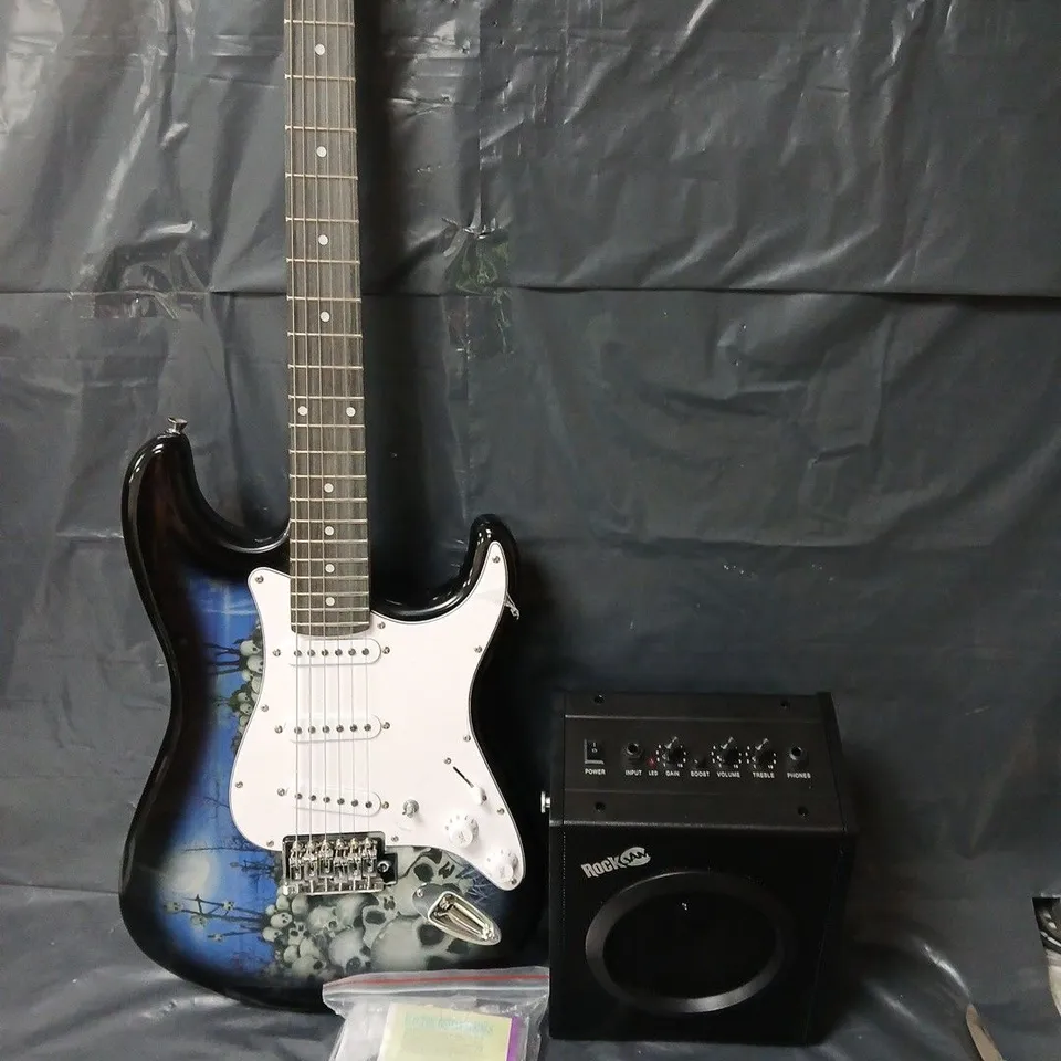 ROCKJAM JAXVILLE CUSTOM DESIGN ELECTRIC GUITAR PACKAGE - REAPER