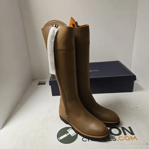 FAIRFAX & FAVOR LADIES NARROW FIT EXPLORER BOOTS - OAK LEATHER, UK 5 (EUR 38)