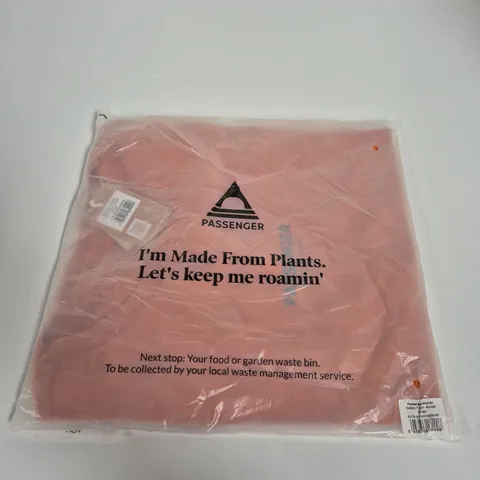PASSENGER COTTON T-SHIRT, SUNSET ORANGE β RECYCLED COTTON, UK MEDIUM (M)