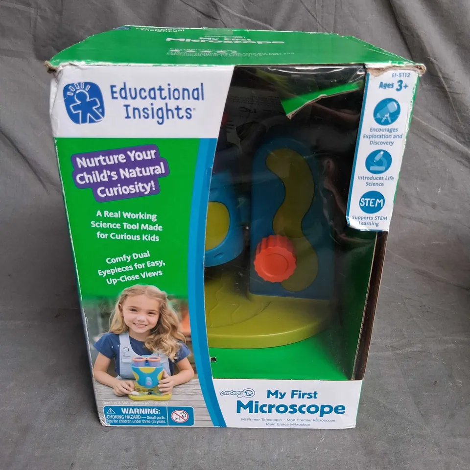 BOXED EDUCATIONAL INSIGHTS MY FIRST MICROSCOPE